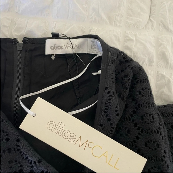 Alice McCall black lace  Golden midi skirt - Picture 10 of 10